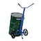 Vestil Blue Barrel/Drum Truck 800 lb Capacity Rubber-on-Steel Wheels DBT-1200 - alternate 3